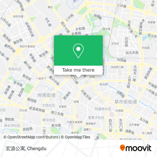 宏源公寓 map