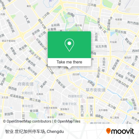 智业.世纪加州停车场 map