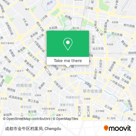 成都市金牛区档案局 map