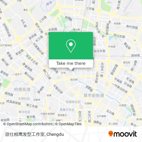 甜仕精鹰发型工作室 map