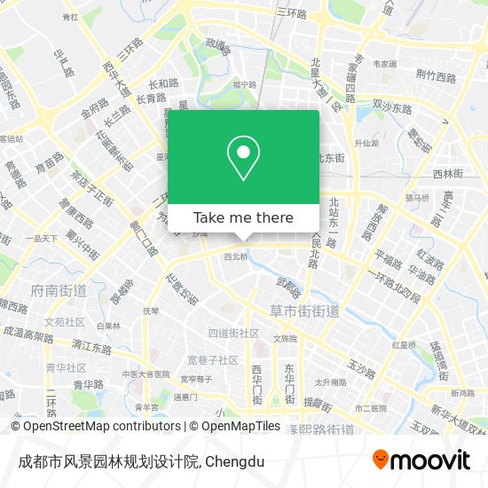 成都市风景园林规划设计院 map