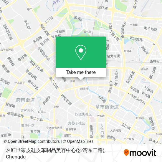 名匠世家皮鞋皮革制品美容中心(沙湾东二路) map