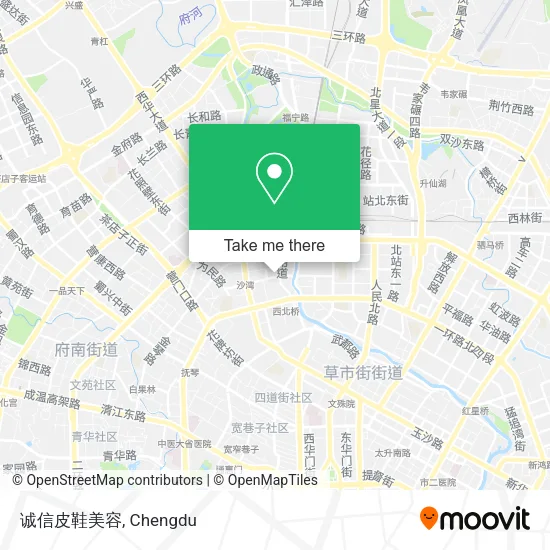 诚信皮鞋美容 map