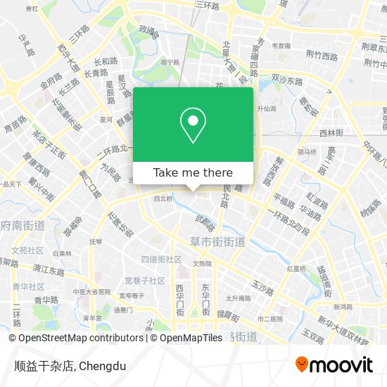 顺益干杂店 map