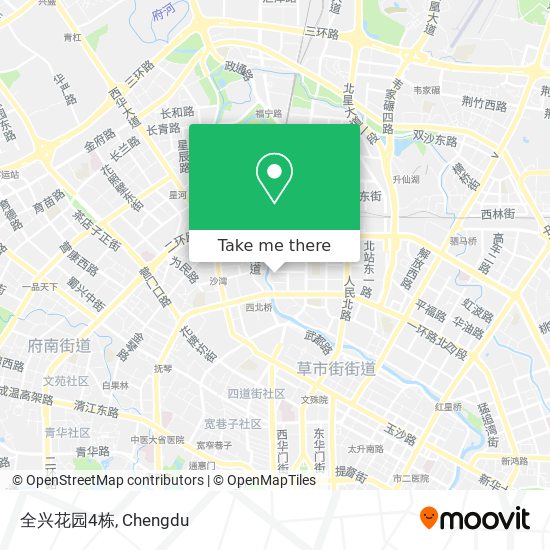 全兴花园4栋 map