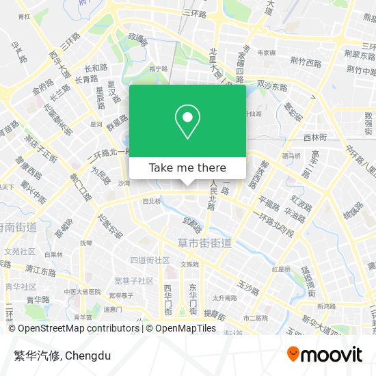 繁华汽修 map