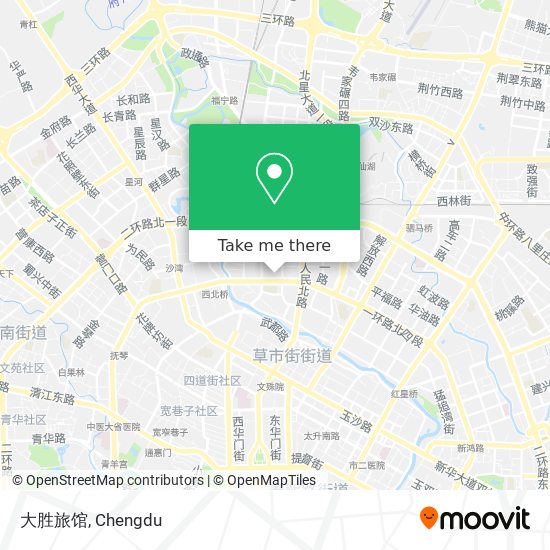 大胜旅馆 map