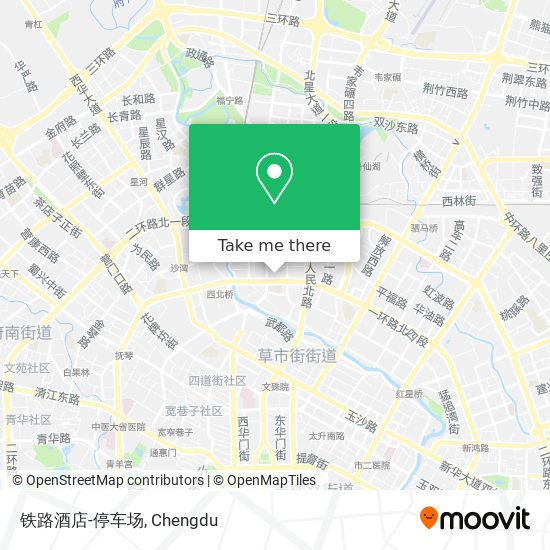 铁路酒店-停车场 map