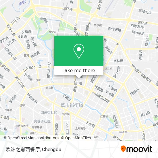 欧洲之巅西餐厅 map