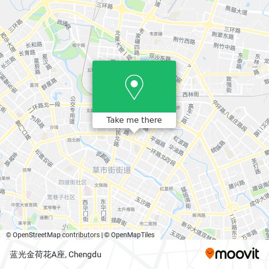 蓝光金荷花A座 map