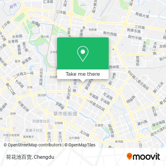 荷花池百货 map