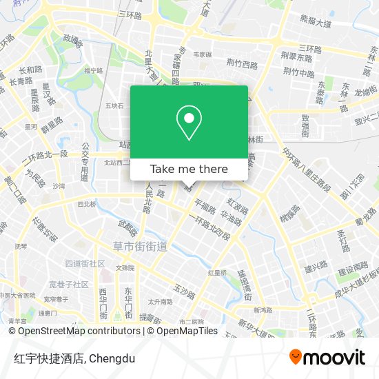 红宇快捷酒店 map
