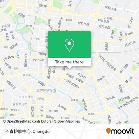 长青护肤中心 map