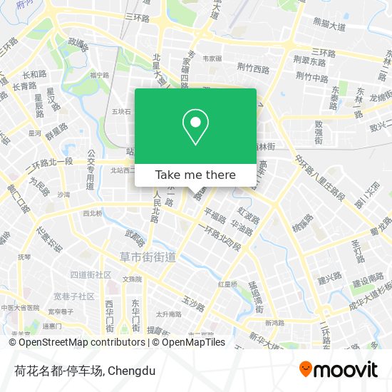 荷花名都-停车场 map