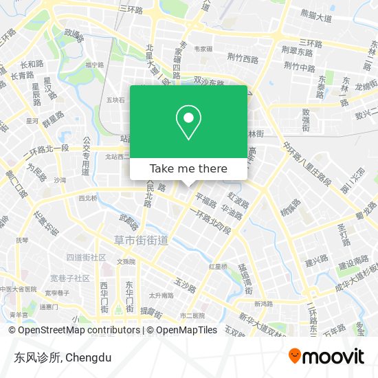 东风诊所 map