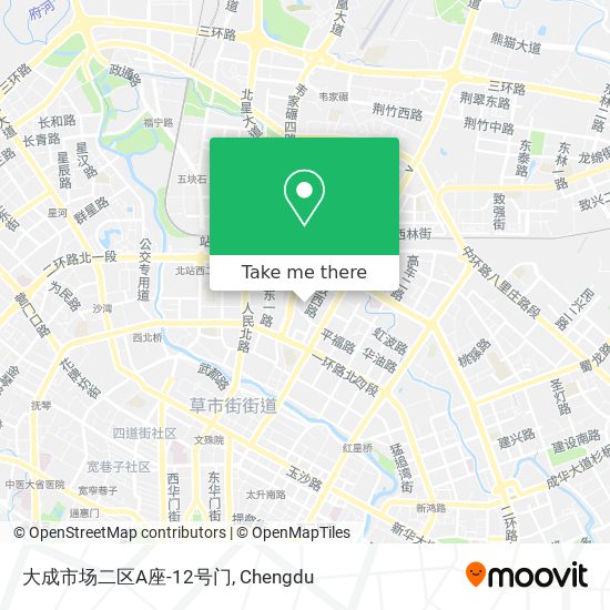 大成市场二区A座-12号门 map