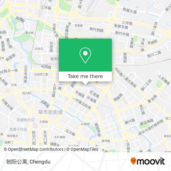 朝阳公寓 map