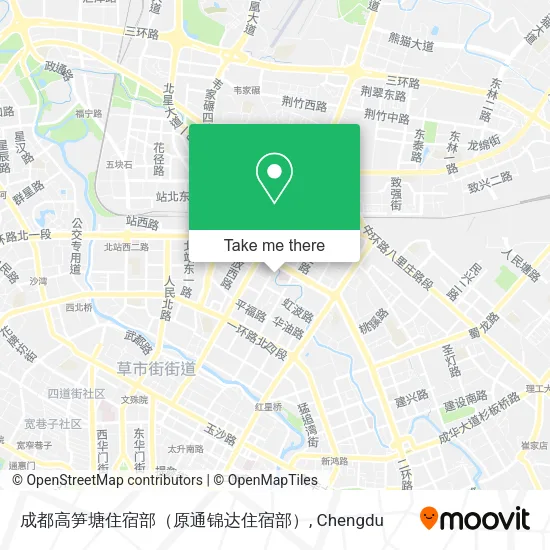 成都高笋塘住宿部（原通锦达住宿部） map