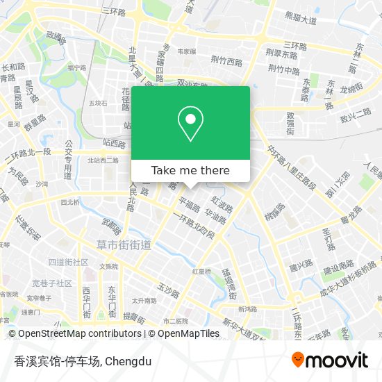 香溪宾馆-停车场 map