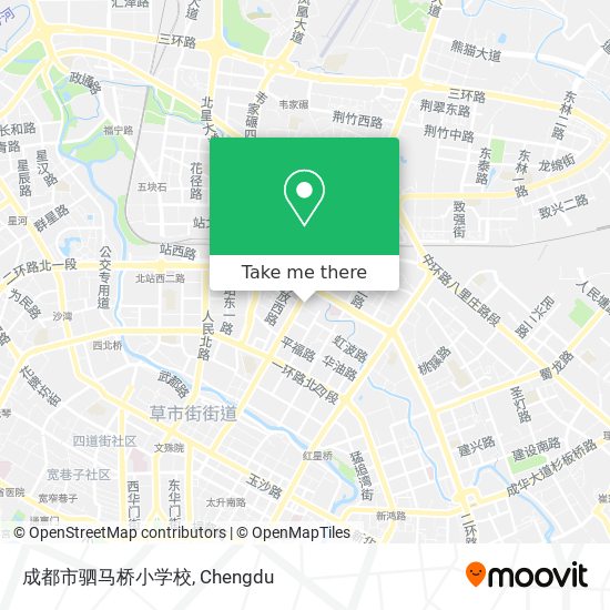 成都市驷马桥小学校 map
