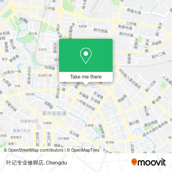 叶记专业修脚店 map