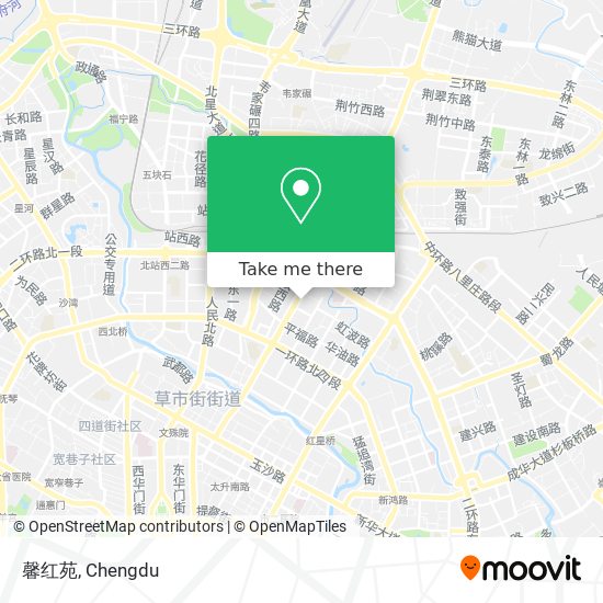 馨红苑 map