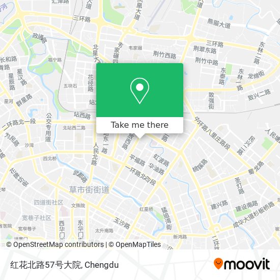 红花北路57号大院 map