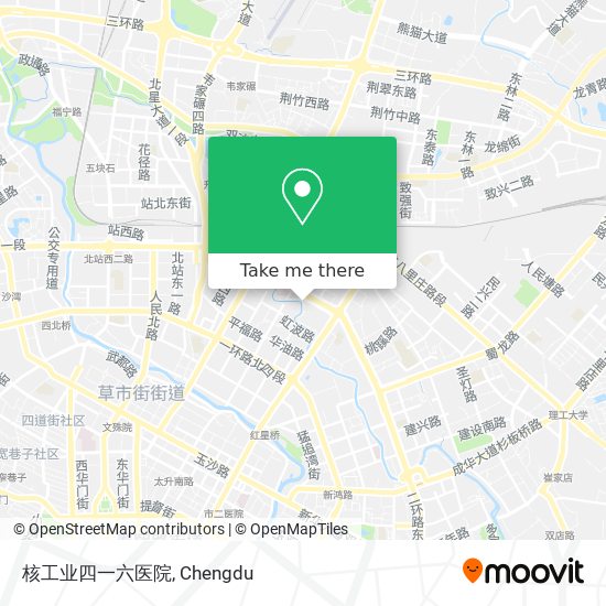 核工业四一六医院 map