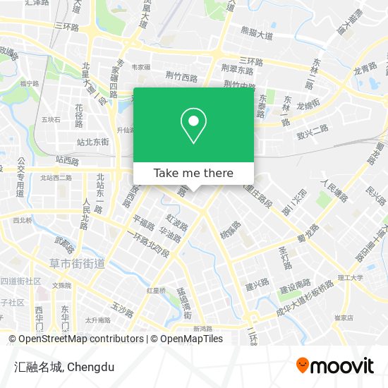 汇融名城 map