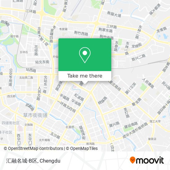 汇融名城-B区 map