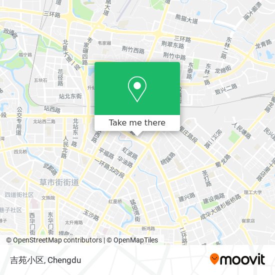 吉苑小区 map