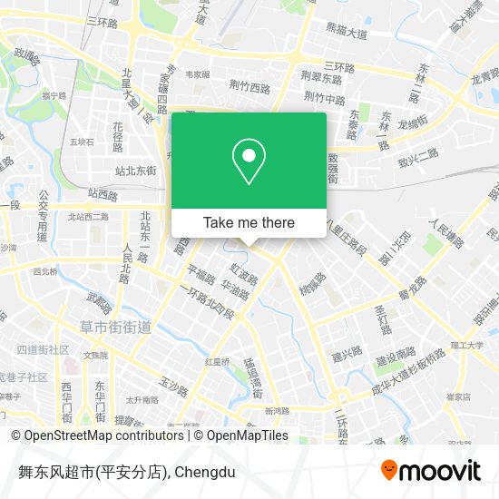 舞东风超市(平安分店) map