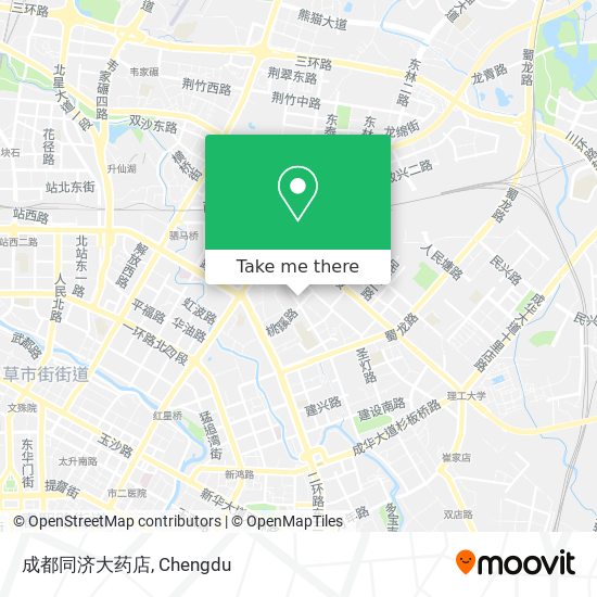 成都同济大药店 map