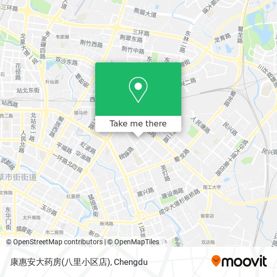 康惠安大药房(八里小区店) map