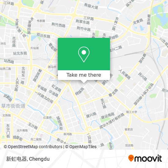 新虹电器 map