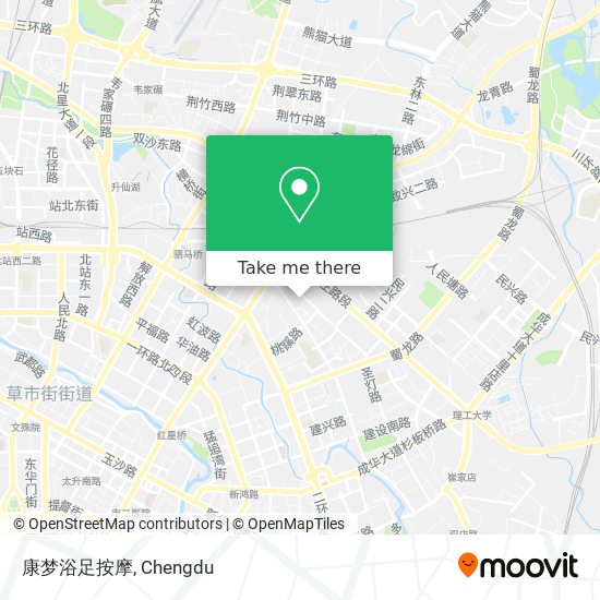 康梦浴足按摩 map