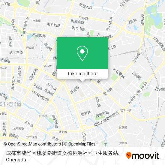成都市成华区桃蹊路街道文德桃源社区卫生服务站 map