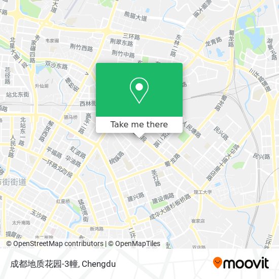 成都地质花园-3幢 map