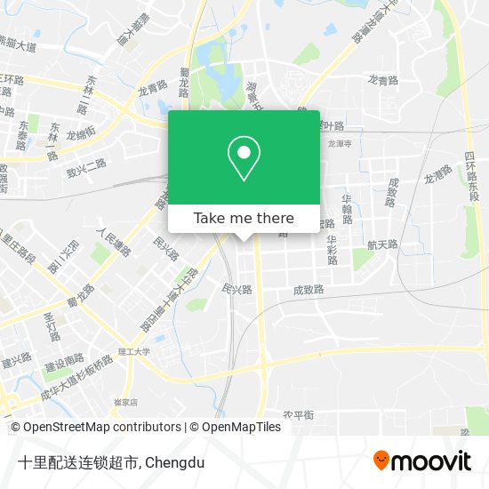 十里配送连锁超市 map