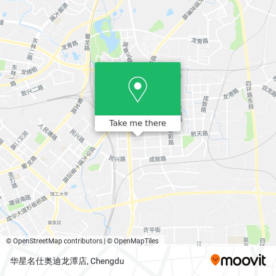 华星名仕奥迪龙潭店 map