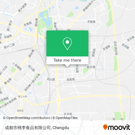 成都市桃李食品有限公司 map