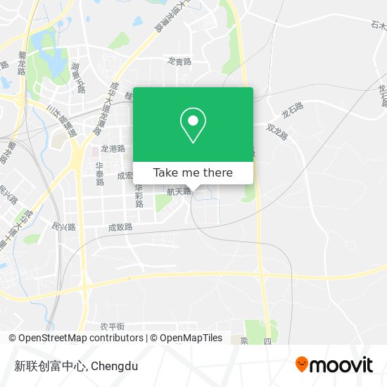 新联创富中心 map