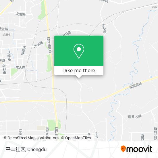 平丰社区 map