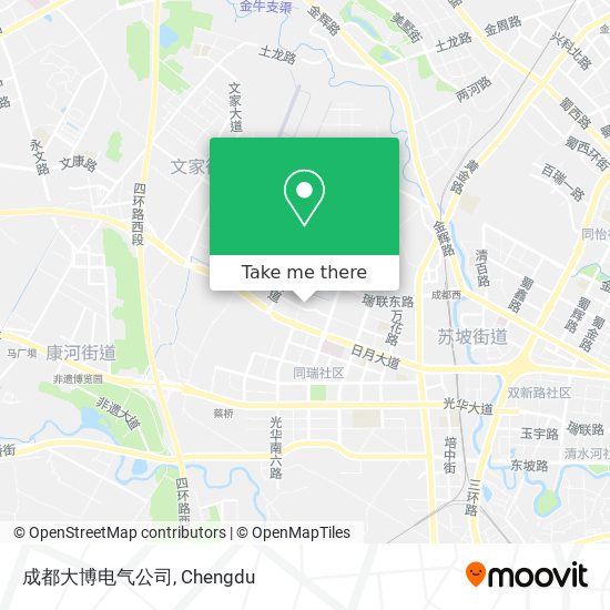 成都大博电气公司 map