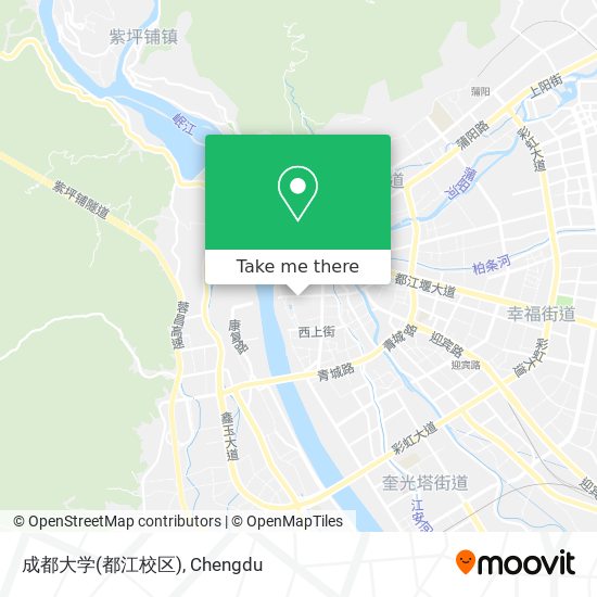 成都大学(都江校区) map
