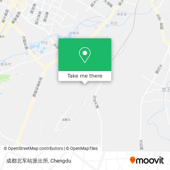 成都北车站派出所 map