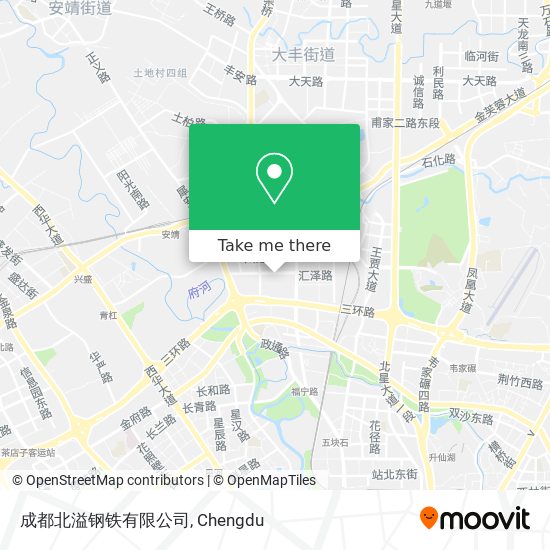 成都北溢钢铁有限公司 map