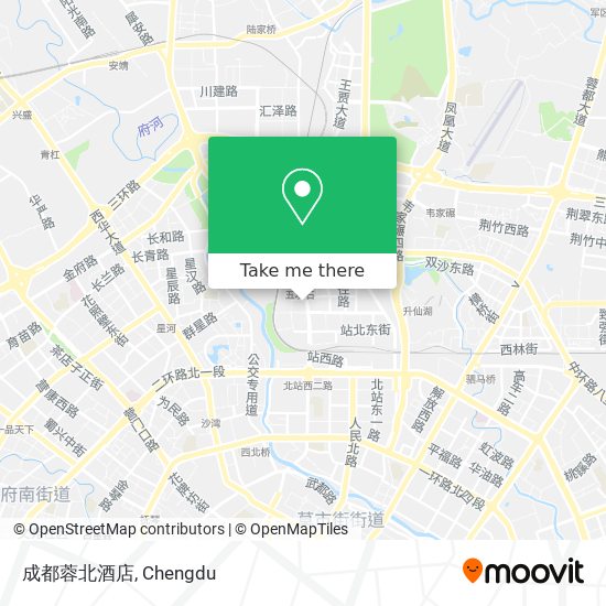 成都蓉北酒店 map
