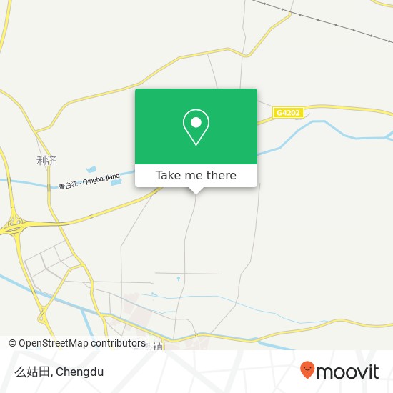 么姑田 map