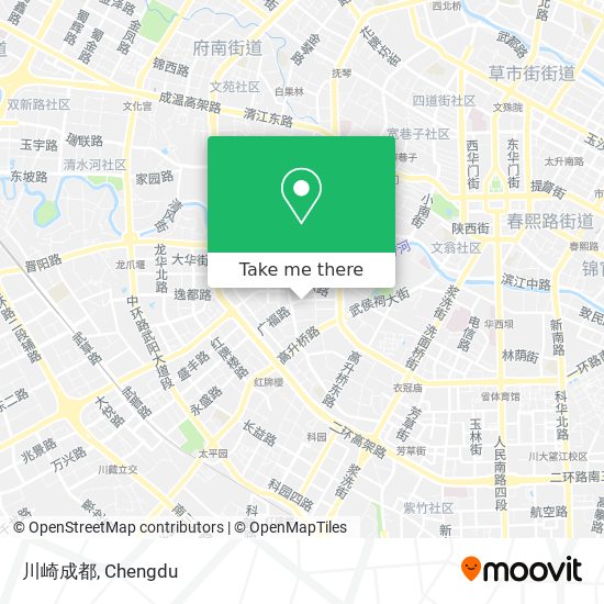 川崎成都 map